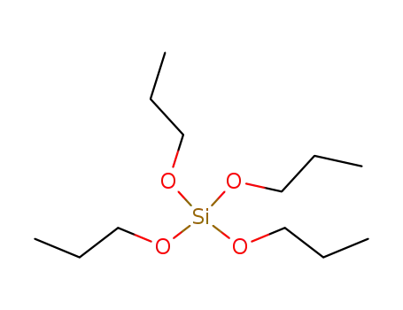 Molecular Structure of 682-01-9 (Tetrapropoxysilane)