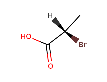 32644-15-8,(S)-(-)-2-BROMOPROPIONIC ACID,Propionic acid, 2-bromo-, (S)- (8CI);(-)-2-Bromopropanoic acid;(-)-2-Bromopropionic acid;(-)-a-Bromopropanoic acid;(2S)-2-Bromopropanoic acid;(2S)-2-Bromopropionic acid;(S)-(-)-2-Bromopropionic acid;(S)-2-Bromopropanoic acid;(S)-2-Bromopropionicacid;(S)-a-Bromopropionic acid;