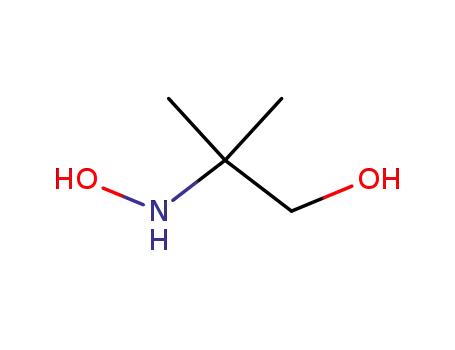 Molecular Structure of 4706-13-2 (1-Propanol, 2-(hydroxyamino)-2-methyl-)