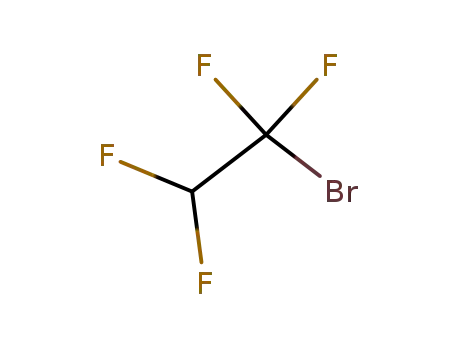 Molecular Structure of 354-07-4 (1-BROMO-1,1,2,2-TETRAFLUOROETHANE)