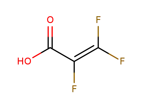 Molecular Structure of 433-68-1 (2,3,3-trifluoroacrylic acid)