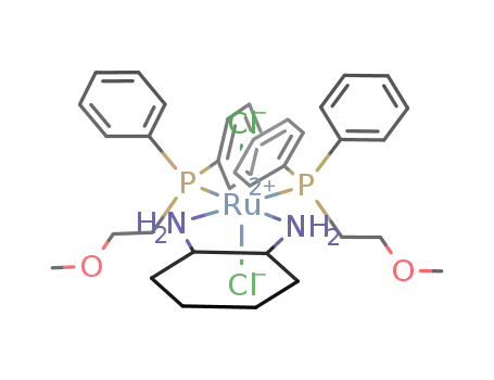 RuCl2((C6H5)2PCH2CH2OCH3)2(H2NC6H10NH2)