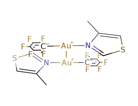 [Au(C6F5)(4-methylthiazole)]2
