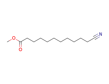 Molecular Structure of 22915-49-7 (Methyl 11-cyanoundecanoate)