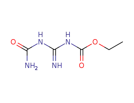 Molecular Structure of 83191-61-1 (Carbamic acid, [[(aminocarbonyl)amino]iminomethyl]-, ethyl ester)