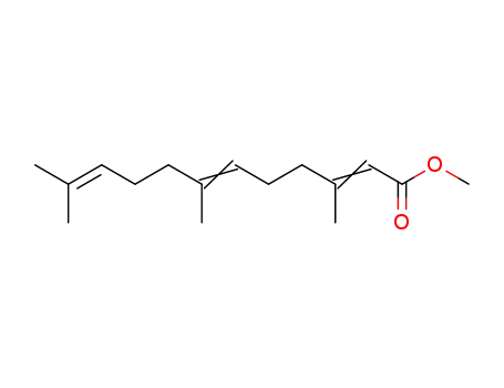 Molecular Structure of 10485-70-8 ((E,E)-METHYL FARNESOATE)