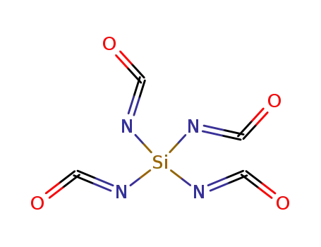 Molecular Structure of 3410-77-3 (SILICON TETRAISOCYANATE)
