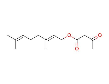 Butanoic acid, 3-oxo-,(2E)-3,7-dimethyl-2,6-octadien-1-yl ester