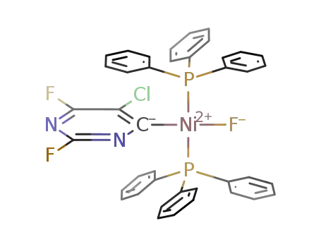 trans-[NiF(4-C4N2ClF2)(PPh3)2]