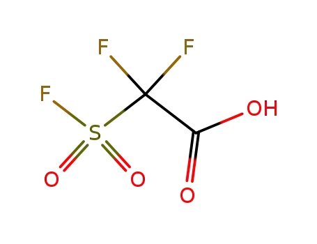 Molecular Structure of 1717-59-5 (2-(Fluorosulfonyl)difluoroacetic acid)