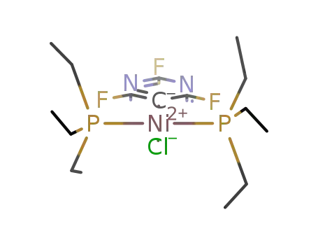 trans-[NiCl(5-C4N2F3)(PEt3)2]