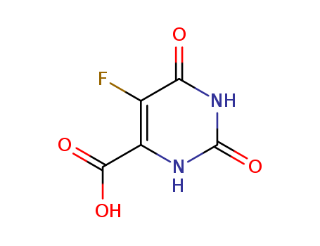 703-95-7,5-Fluoroorotic acid,Oroticacid, 5-fluoro- (6CI,8CI);5-Fluoroorotate;ENT 26398;Fluoroorotic acid;NSC 143130;NSC 31712;WR 152520;5-fluoro-2,6-dioxo-1,2,3,6-tetrahydropyrimidine-4-carboxylic acid;4-pyrimidinecarboxylic acid, 5-fluoro-1,2,3,6-tetrahydro-2,6-dioxo-;5-Fluoro orotic acid;5-Fluoro-2,6-dioxo-1,2,3,6-tetrahydropyrimidine-4-carboxylic acid;