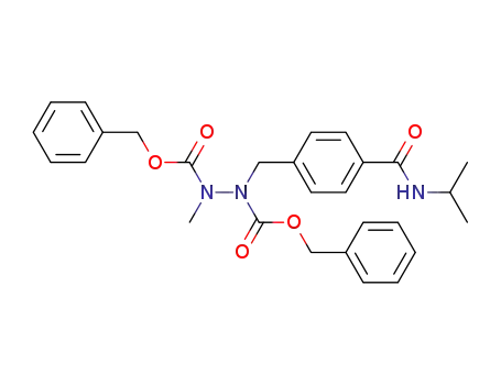 4-[(2-methyl-1,2-dicarbobenzoxyhydrazino)-methyl]-benzoic acid isopropylamide