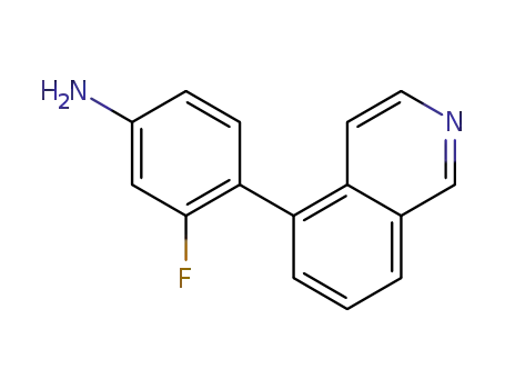 3-fluoro-4-(isoquinolin-5-yl)benzenamine