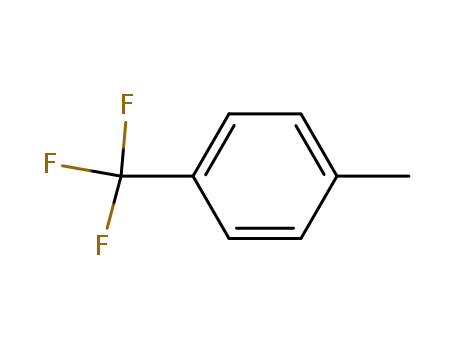 Molecular Structure of 6140-17-6 (4-Methylbenzotrifluoride)