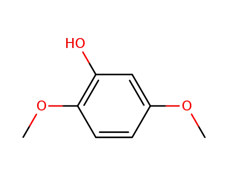 Molecular Structure of 18113-18-3 (2,5-DIMETHOXY-PHENOL)
