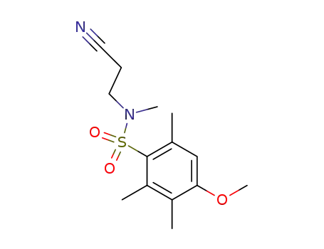 N-(2-Cyanoethyl)-4-methoxy-N,2,3,6-tetramethylbenzenesulfonamide