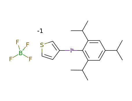 thiophen-3-yl(2,4,6-triisopropylphenyl)iodonium tetrafluoroborate