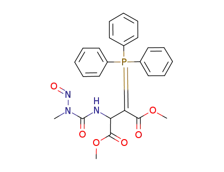 dimethyl 2-(methyl{[(nitrosomethyl)amino]carbonyl}amino)-3-(1,1,1-triphenyl-λ5-phosphanylidene)succinate