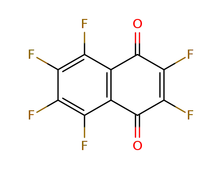 Molecular Structure of 1024-60-8 (1,4-Naphthalenedione, 2,3,5,6,7,8-hexafluoro-)