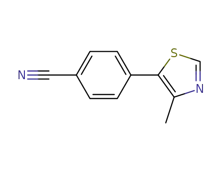 4-(4-methyl-1,3-thiazol-5-yl)benzonitrile