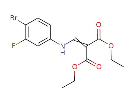 diethyl 2-[[(4-bromo-3-fluorophenyl)amino]methylidene]propanedioate