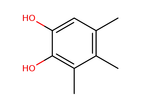 Molecular Structure of 3938-10-1 (3,4,5-Trimethylpyrocatechol)
