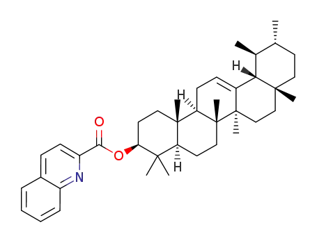 4,4,6a,6b,8a,11,12,14b-octamethyl-1,2,3,4,4a,5,6,6a,6b,7,8,8a,9,10,11,12,12a,14,14a,14b-icosahydropicen-3-yl isoquinoline-1-carboxylate