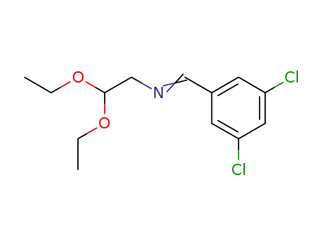 (3,5-dichloro-benzylidene)-(2,2-diethoxy-ethyl)-amine
