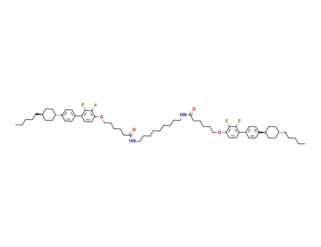 N,N'-bis[6-[2,3-difluoro-4-[4-(trans-4-pentylcyclohexyl)phenyl]phenyloxy]hexanoyl]-1,9-diaminononane