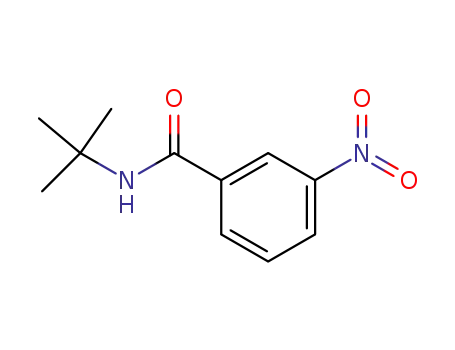 Molecular Structure of 10222-93-2 (N-(tert-butyl)-3-nitrobenzamide)