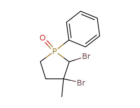 2,3-dibromo-3-methyl-1-phenylphospholane 1-oxide