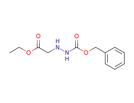 Molecular Structure of 4503-58-6 (Hydrazinecarboxylic acid, 2-(2-ethoxy-2-oxoethyl)-, phenylmethyl ester)