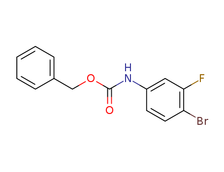 Carbamic acid, (4-bromo-3-fluorophenyl)-, phenylmethyl ester