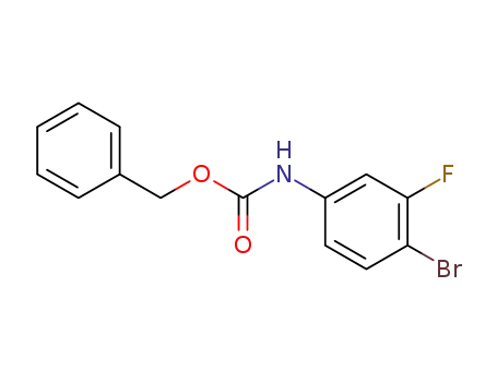 (4-bromo-3-fluorophenyl)carbamic acid benzyl ester