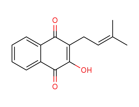 Molecular Structure of 84-79-7 (LAPACHOL)