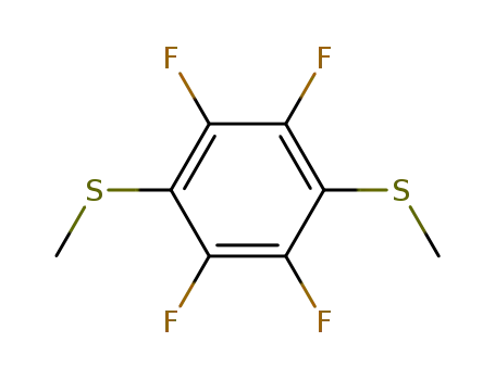 1,4-bis(methylmercapto)-2,3,5,6-tetrafluorobenzene