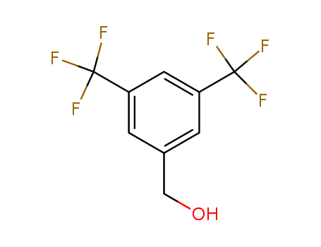 32707-89-4,3,5-Bis(trifluoromethyl)benzyl alcohol,Benzyl alcohol,3,5-bis(trifluoromethyl)- (8CI);3,5-Bis(trifluoromethyl)benzyl alcohol;[3,5-Bis(trifluoromethyl)phenyl]methanol;