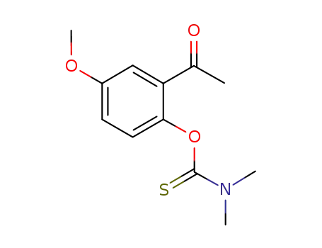 O-2-acetyl-4-methoxyphenyl N,N-dimethylcarbamothioate