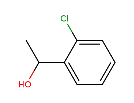 Molecular Structure of 13524-04-4 (1-(2-Chlorophenyl)-1-ethanol)