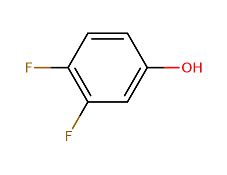 Molecular Structure of 2713-33-9 (3,4-Difluorophenol)