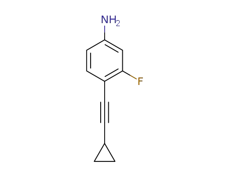 4-(cyclopropylethynyl)-3-fluoroaniline