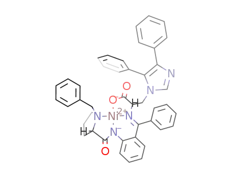 [(S)-2-((2-[(2S,1R(N))-1-benzylpyrrolidine-2-carboxamido]phenyl)(phenyl)methylideneamino)-3-(1H-4,5-diphenylimidazol-1-yl)propionato-N,N',N'',O]nickel(II)