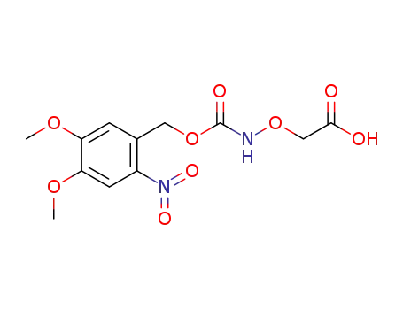 2-((4,5-dimethoxy-2-nitrobenzyloxy)carbonylaminooxy)acetic acid