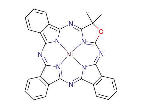 2,2-dimethyl-3-oxa-tribenzo-tetraazachlorin, nickel complex