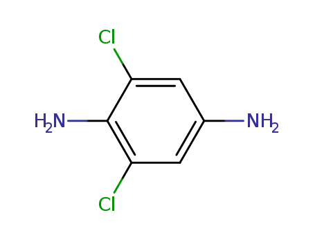 Molecular Structure of 609-20-1 (2,6-DICHLORO-1,4-PHENYLENEDIAMINE)