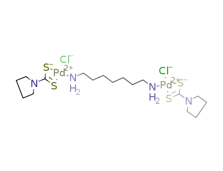 [Pd2Cl2(pyrrolidine dithiocarbamate)2(1,7-diaminoheptane)]