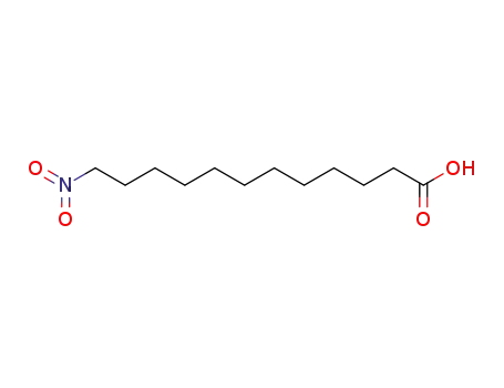 Molecular Structure of 32571-74-7 (12-NITRODODECANOIC ACID)