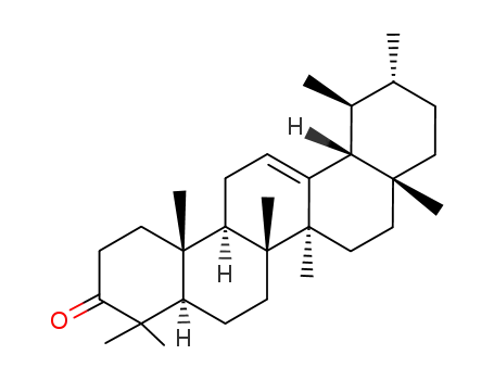 Molecular Structure of 638-96-0 (Urs-12-en-3-one)