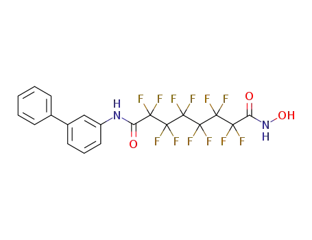 2,2,3,3,4,4,5,5,6,6,7,7-dodecafluorooctanedioic acid biphenyl-3-ylamide hydroxyamide